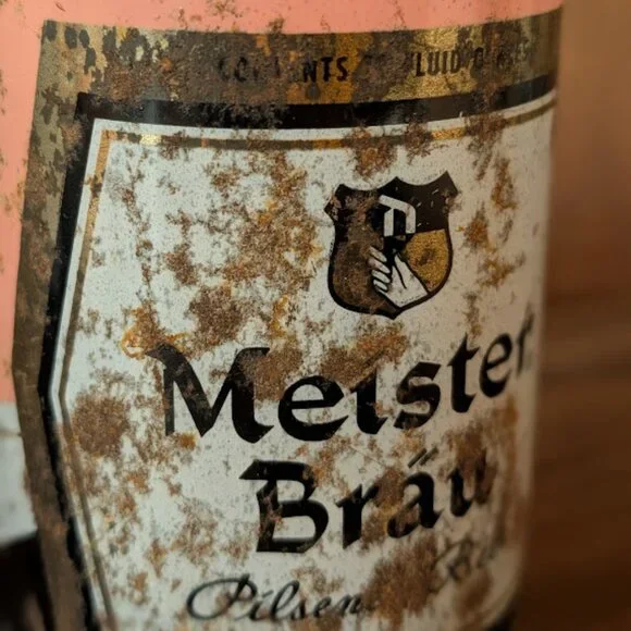 Vintage Meister Brau Beer Can 1956 Heavily Rusted - Picture 2 of 11